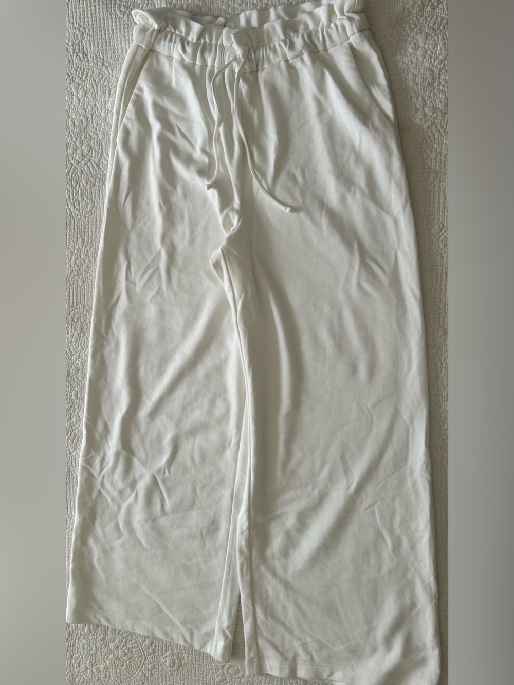 Expresa Women's White Joggers | Size S